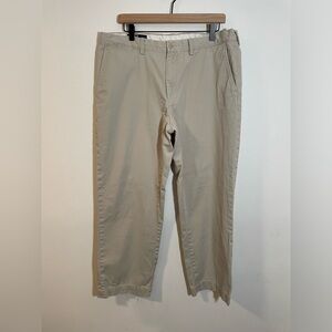 Vintage Polo Ralph Lauren Preston Pant Men’s 38x30 Tan Khaki Preppy Chino